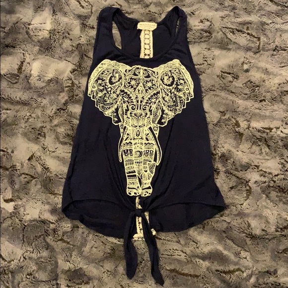 Mccnchild Tie Front Tank Top - Picture 5 of 10